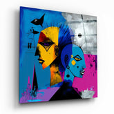 Picasso's Mind Glass Wall Art  || Designers Collection | Insigne Art Design.